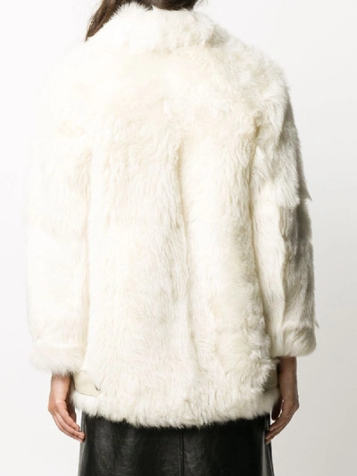 Simonetta Ravizza Sara Oversized Jacket In Neutrals