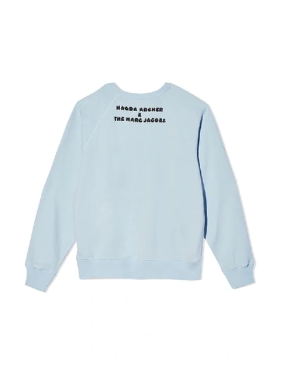 Shop Marc Jacobs X Magda Archer The Collaboration Sweatshirt In Blue