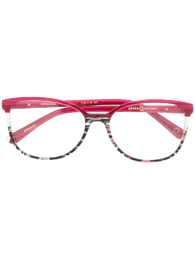 Shop Etnia Barcelona Cats Eye Glasses In Red