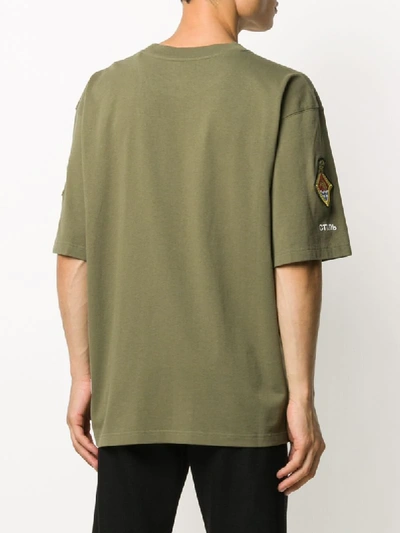 Shop Heron Preston British Army Cotton T-shirt In Green