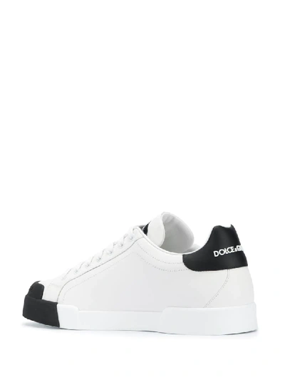 Shop Dolce & Gabbana Sneakers Mit Logo-print In White