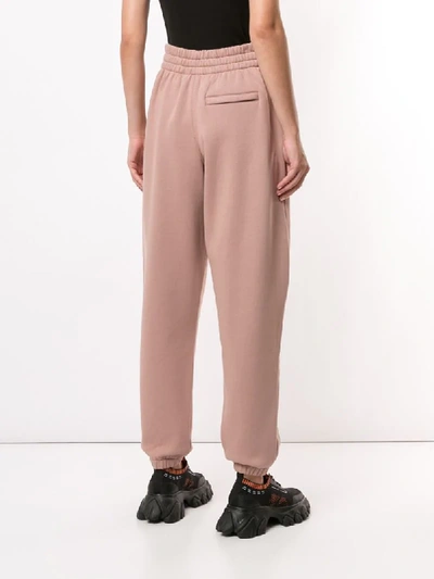 Shop Alexander Wang T Tapered Track Pants In Pink