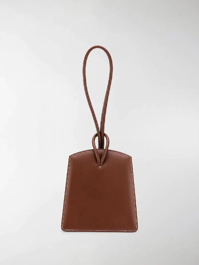 Shop Little Liffner Loop Tote Bag In Brown