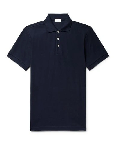 Shop Handvaerk Polo Shirt In Dark Blue