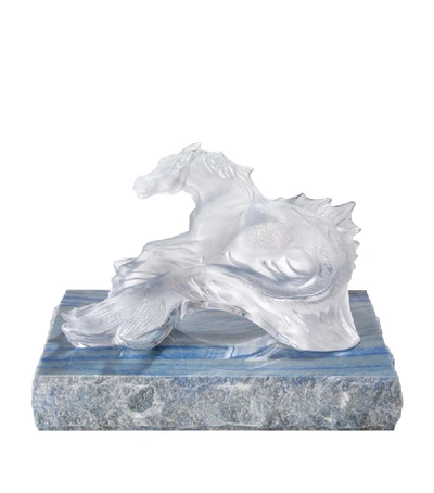 Shop Lalique Poseidon's Horse Sculpture