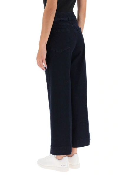 Shop Pinko Peggy Culotte Jeans In Blue