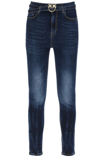 Shop Pinko Susan Skinny Jeans In Blue