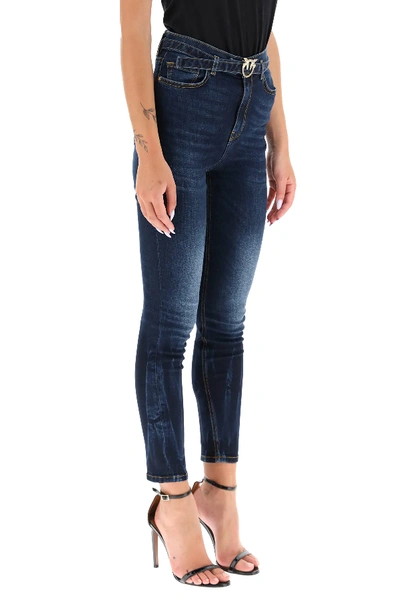 Shop Pinko Susan Skinny Jeans In Blue