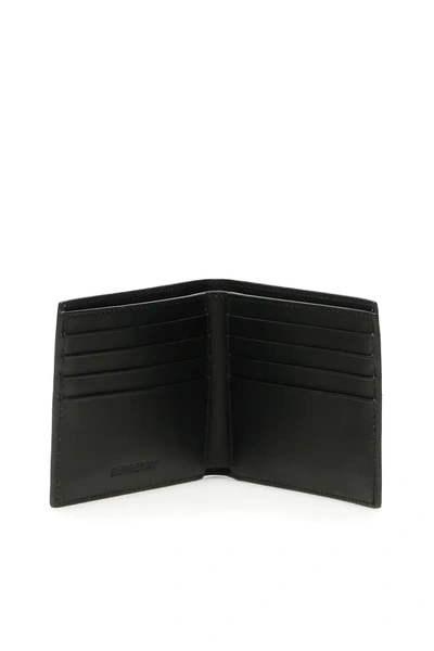 Shop Burberry Vintage Check Bifold Wallet In Beige,black,red