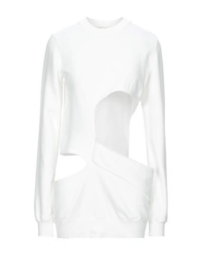 Shop Rick Owens Drkshdw Sweatshirt In White