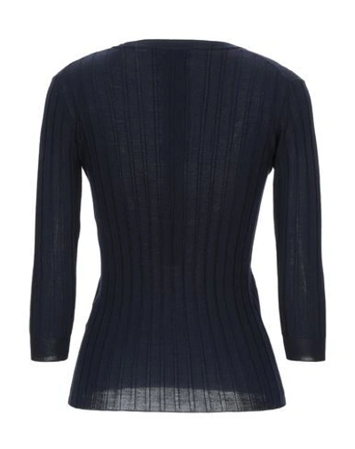 Shop Aragona Sweaters In Dark Blue