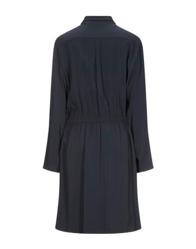 Shop Emporio Armani Midi Dresses In Dark Blue