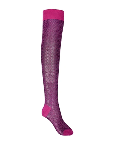 Shop Maria La Rosa Short Socks In Light Purple