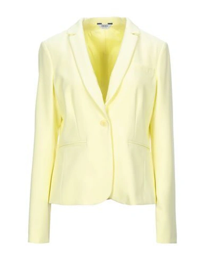 Liu •jo Sartorial Jacket In Yellow