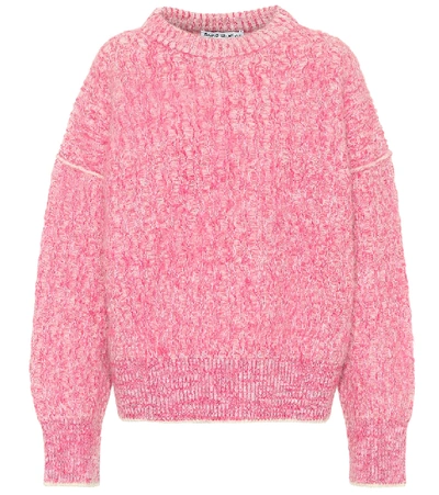 Shop Acne Studios Brushed Sweater In Pink