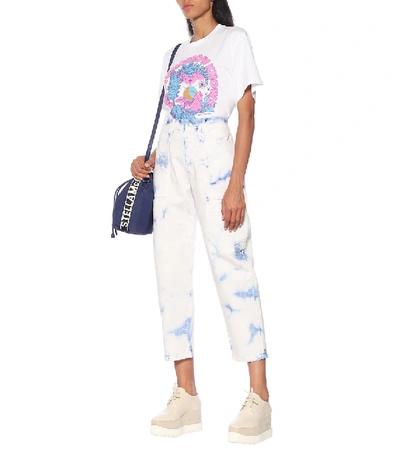 Shop Stella Mccartney High-rise Tie-dye Jeans In White