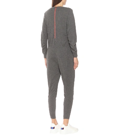 Shop Stella Mccartney Wool Jumpsuit In Grey