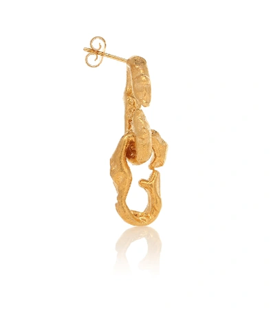Shop Alighieri The Refrain Of The Night 24kt Gold-plated Earrings