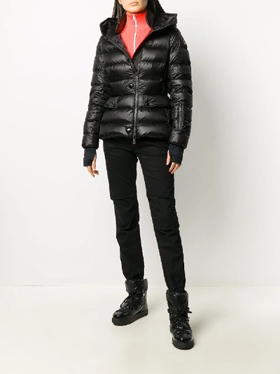 Shop Moncler Armonique Down Coat In Black