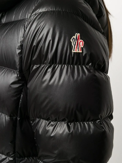 Shop Moncler Armonique Down Coat In Black