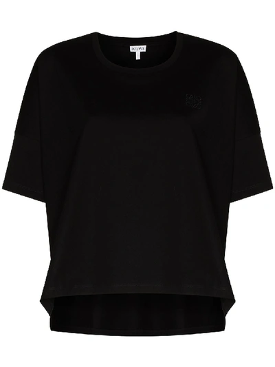 Shop Loewe Cotton T-shirt In Black