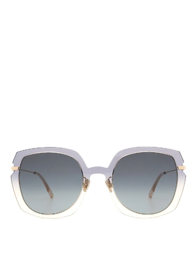 Shop Dior Attitude1 Sunglasses In Grey