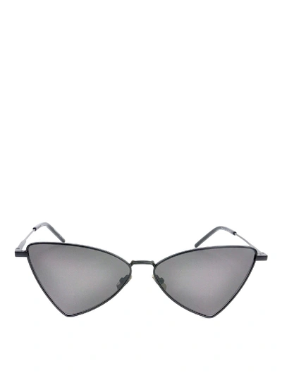 Shop Saint Laurent Jerry Sunglasses In Black