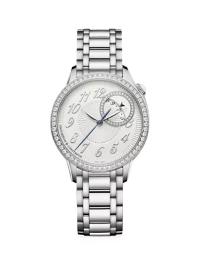 Shop Vacheron Constantin Égérie Stainless Steel & Diamond Bracelet Watch