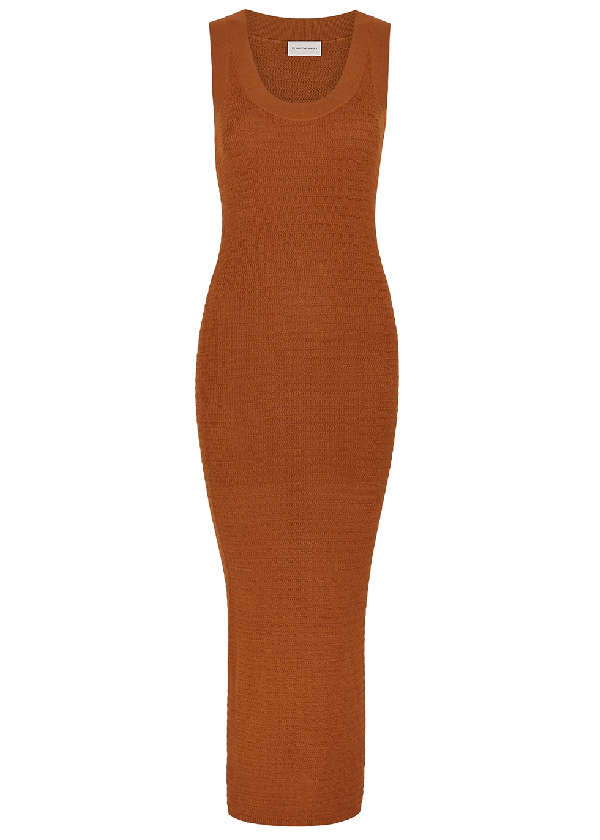 fine knit midi dress