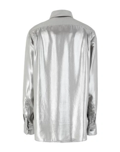 Shop Ralph Lauren Shirts In Silver
