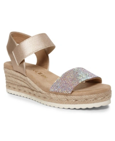 Shop Anne Klein Cara Women's Wedge Sandal In Crystals