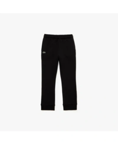 Shop Lacoste Little Boys Sport Fleece Sweatpants In Black