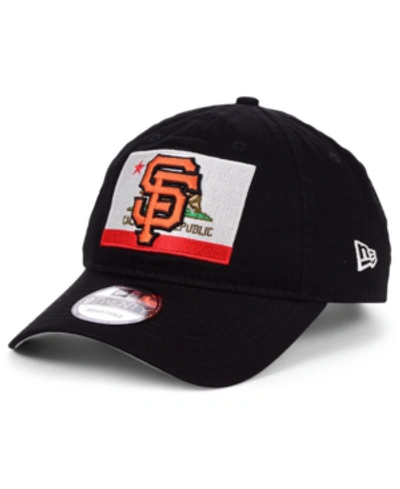 Shop New Era San Francisco Giants Flag Fill 9twenty Cap In Black