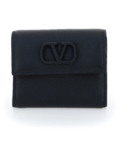 Shop Valentino Wallet In Nero