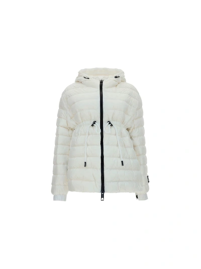 Shop Burberry Down Jacket In White