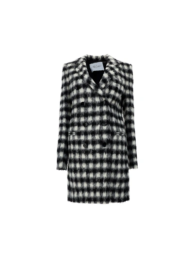 Shop Redemption Coat In Black And White