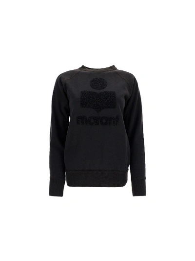 Shop Isabel Marant Étoile Isabel Marant Etoile Sweatshirt In Faded Black