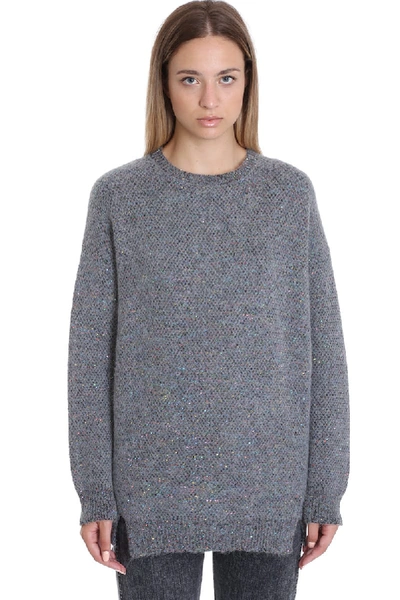 Shop Stella Mccartney Knitwear In Grey Wool