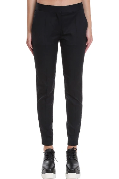 Shop Stella Mccartney Vivian Pants In Black Wool