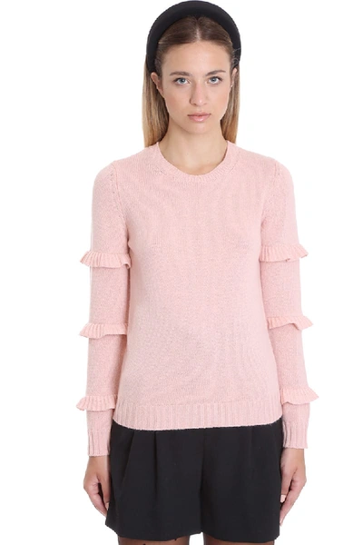 Shop Red Valentino Knitwear In Rose-pink Wool