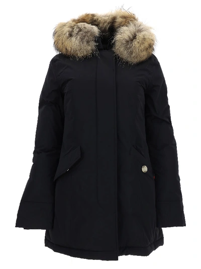 Shop Woolrich Luxury Artic Parka In Black