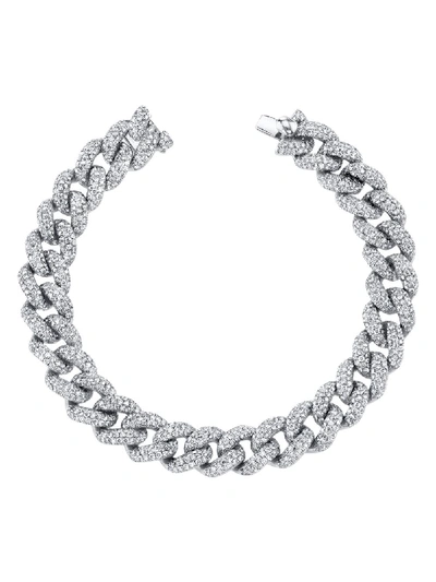 Shop Shay Essential Pavã© Diamond Link Bracelet