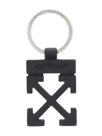 Shop Off-white Arrow Key Holder In Black