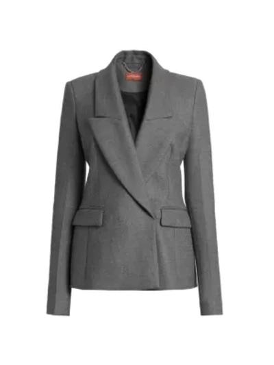 Shop Altuzarra Women's Eileen Wool Jacket In Carbon