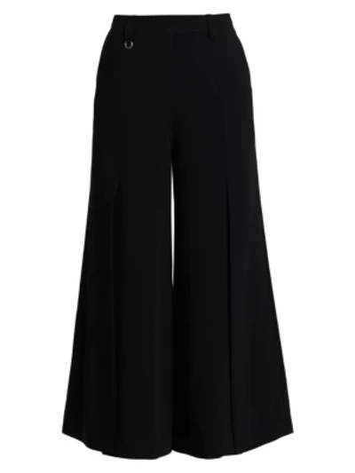 Shop Cinq À Sept Jessi Split Flowy Pants In Black