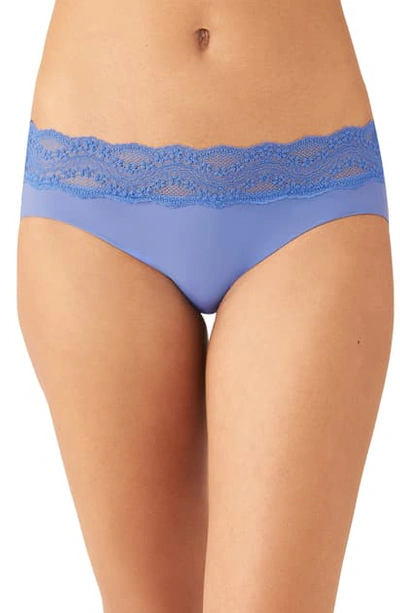 Shop B.tempt'd By Wacoal B.temptd By Wacoal B.bare Hipster Panties In Amparo Blue