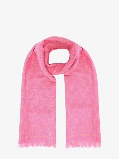 Shop Gucci Scarf In Pink