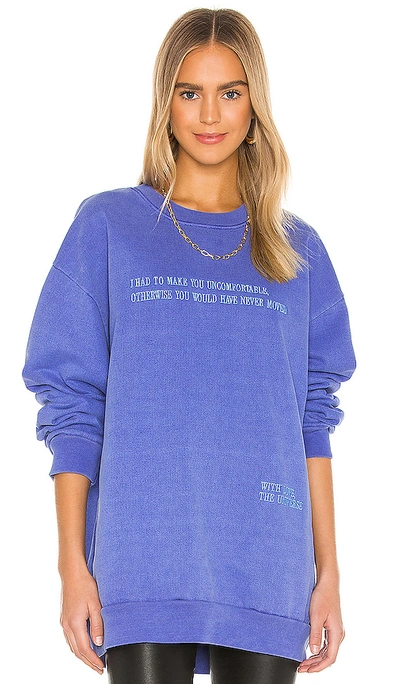 Shop Boys Lie With Love Sweatshirt In Blue
