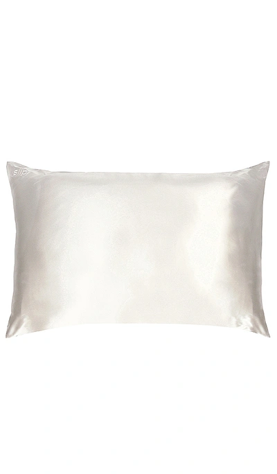 Shop Slip Queen/standard Pure Silk Pillowcase In White