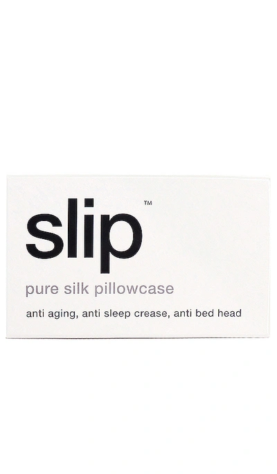 Slip Queen/standard Pure Silk Pillowcase In White